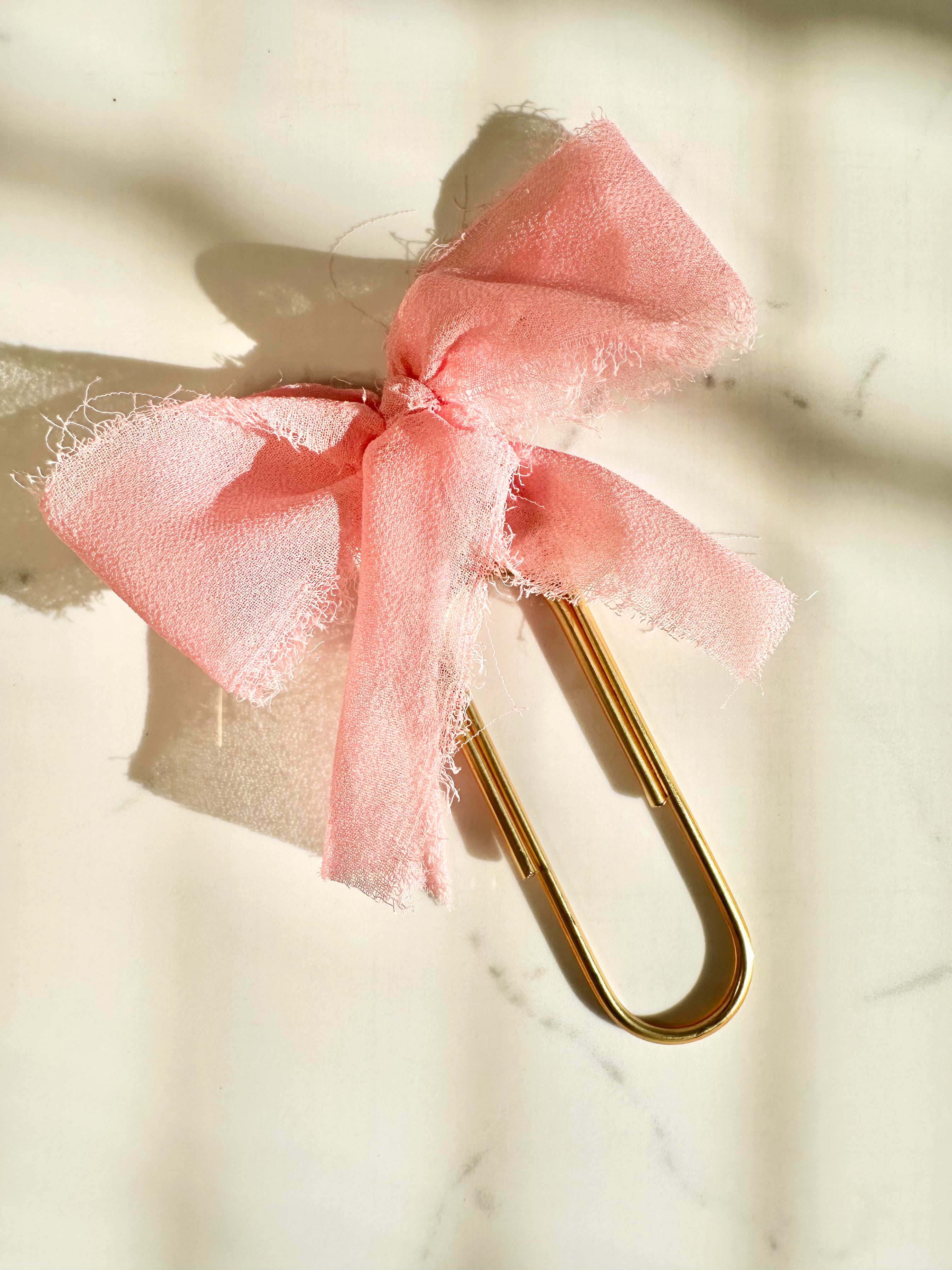 Shabby Chic Paper Clip Bookmark