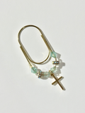 Peace Cross Charm Paperclip
