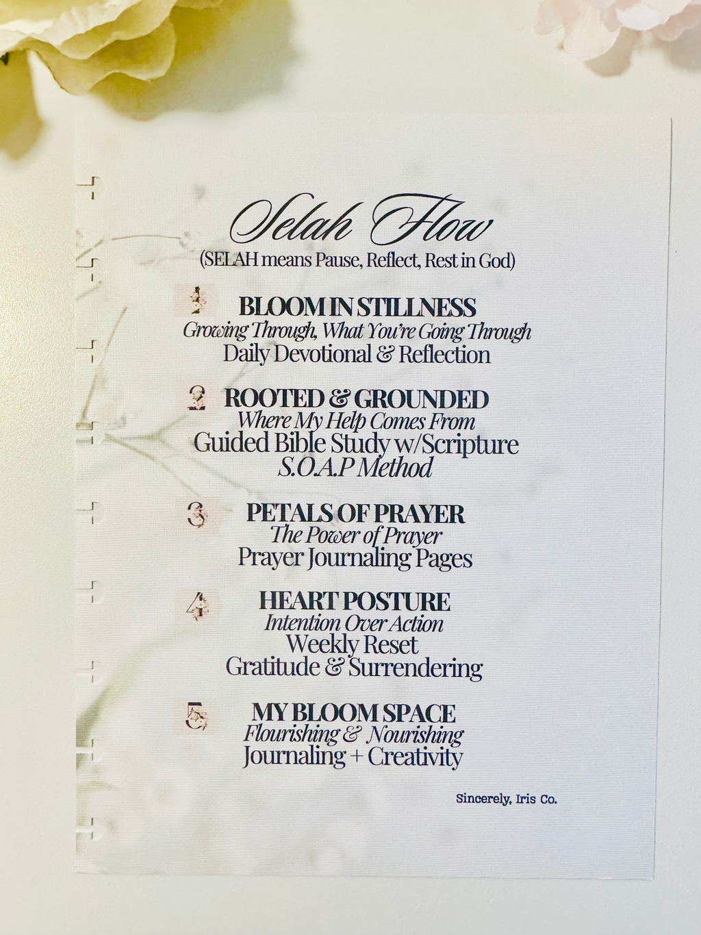 Faith In Bloom Devotional Journal